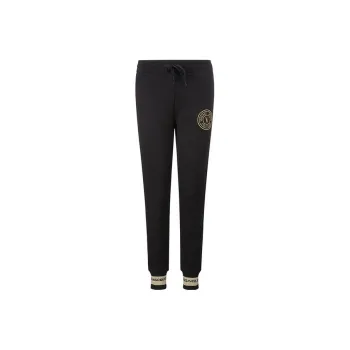 VERSACE JEANS COUTURE FW22 Sports Pants Women's Black Gold