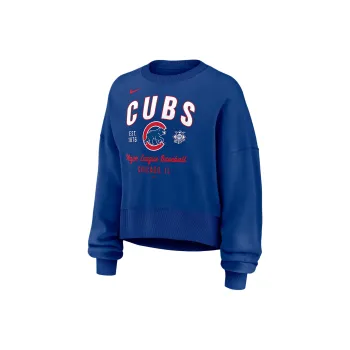 Nike Chicago Cubs Women's Nike Mlb Pullover Crew