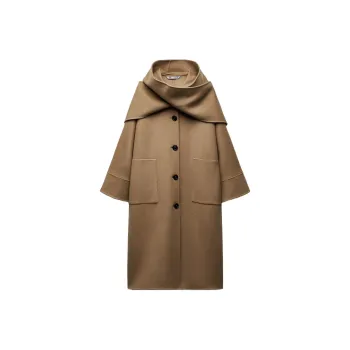 ZARA Coats Women's Beige