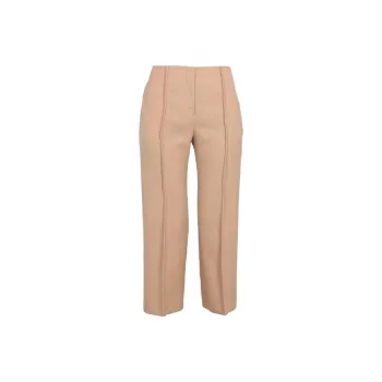 JIL SANDER Cropped Cotton Trousers