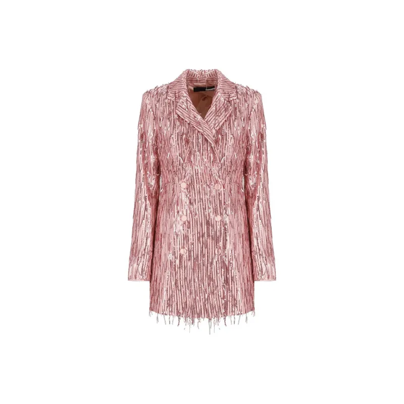 Rotate Sequinned Blazer Dress-0