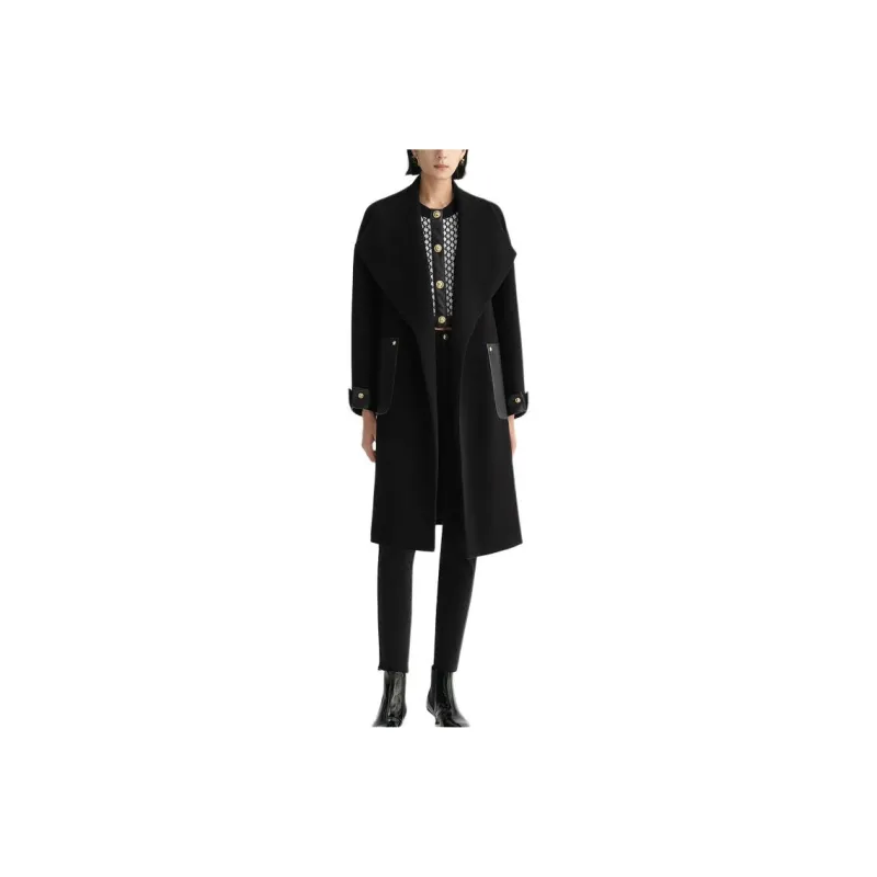 KARL LAGERFELD FW23 Coats Women's Black-0