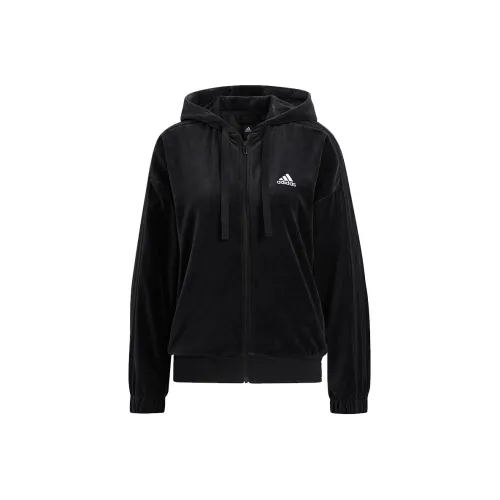 Adidas Velvet feel Coat Women's Black