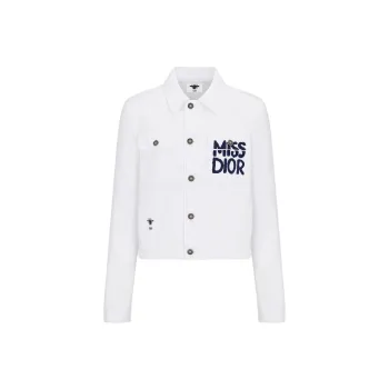 DIOR Denim Jacket Women's White