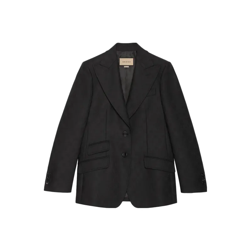 GUCCI Jacquard Tailored Blazer-0