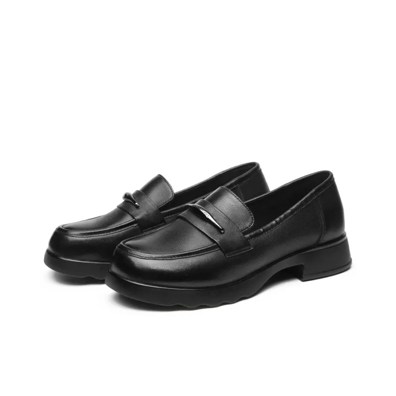 AOKANG Loafers Women's Black/Ecru-2