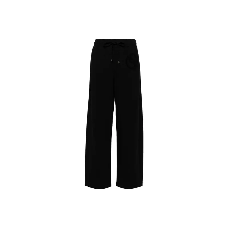 Stella McCartney S Wave Drawstring Wide Leg Pants-0