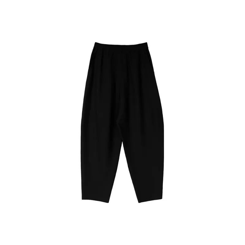 CLEANFLOW FW22 Straight Casual Pants Women's Black-0