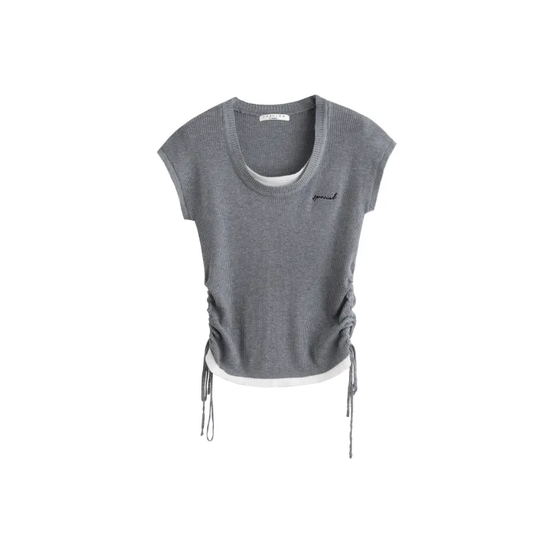 Tonlion Knitwear Women's Medium Heather Gray-0