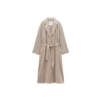 ZARA Trench Coats Women's Mink
