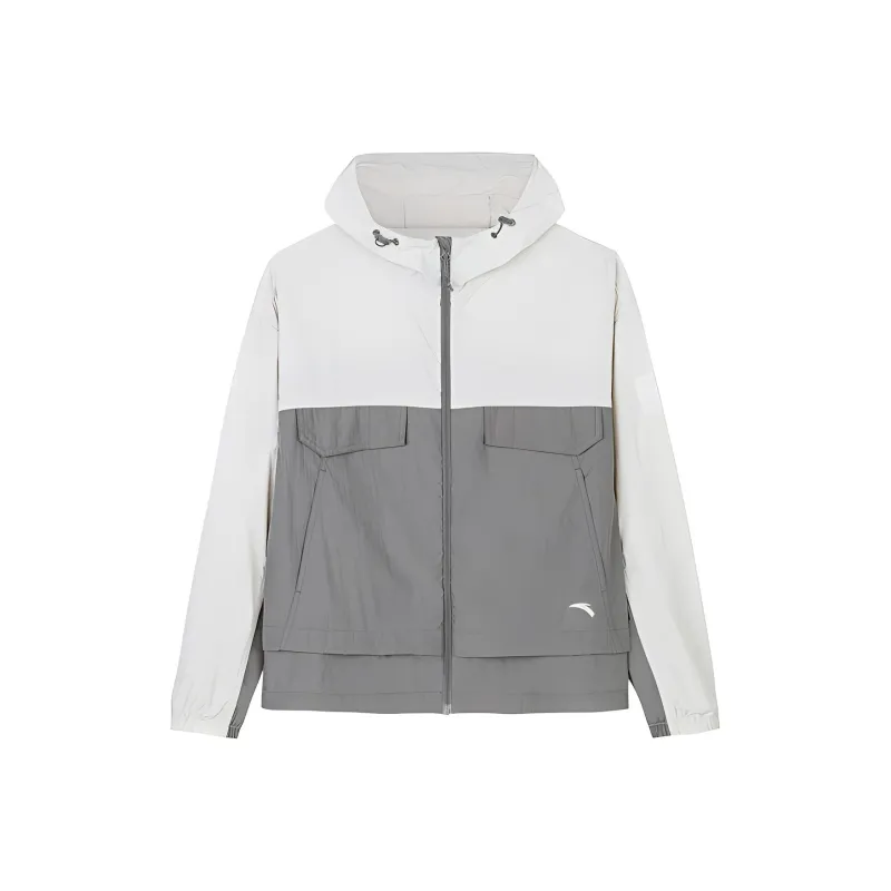Anta x ZHONGGUOGUOJIADILI,LIANMINGKUAN Outdoor Collection Sun Protection Clothing Women's Dark Jade Green/Jade Gray-0