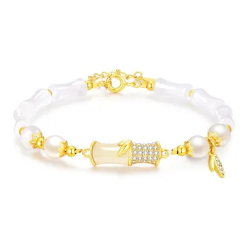 Central Fashion Natural Tianshan Jade Bracelets Women's