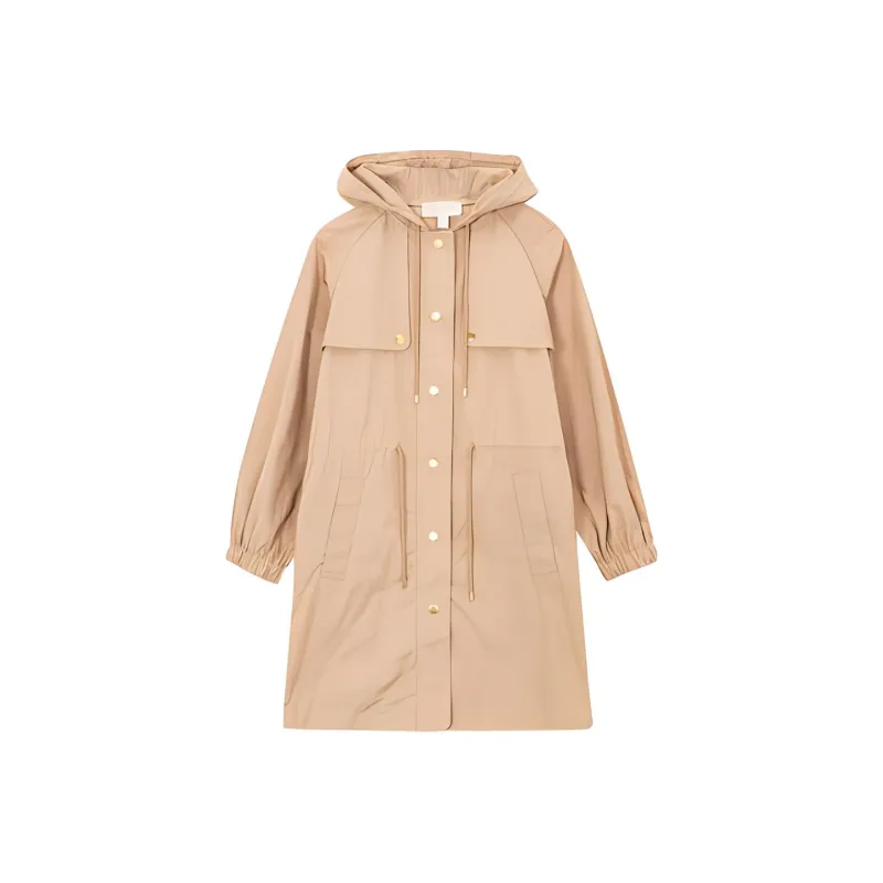 MICHAEL KORS Trench Coat Women's Khaki-0