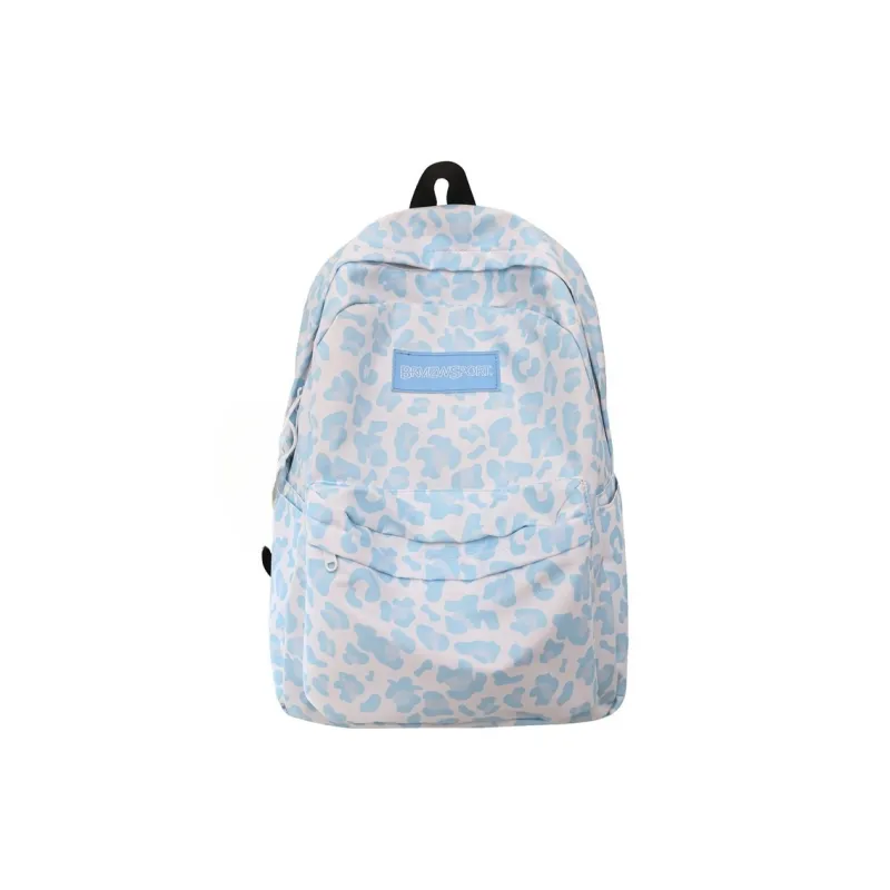 AIBAG Nylon Backpack Unisex Pink/Green/Blue/Black-10