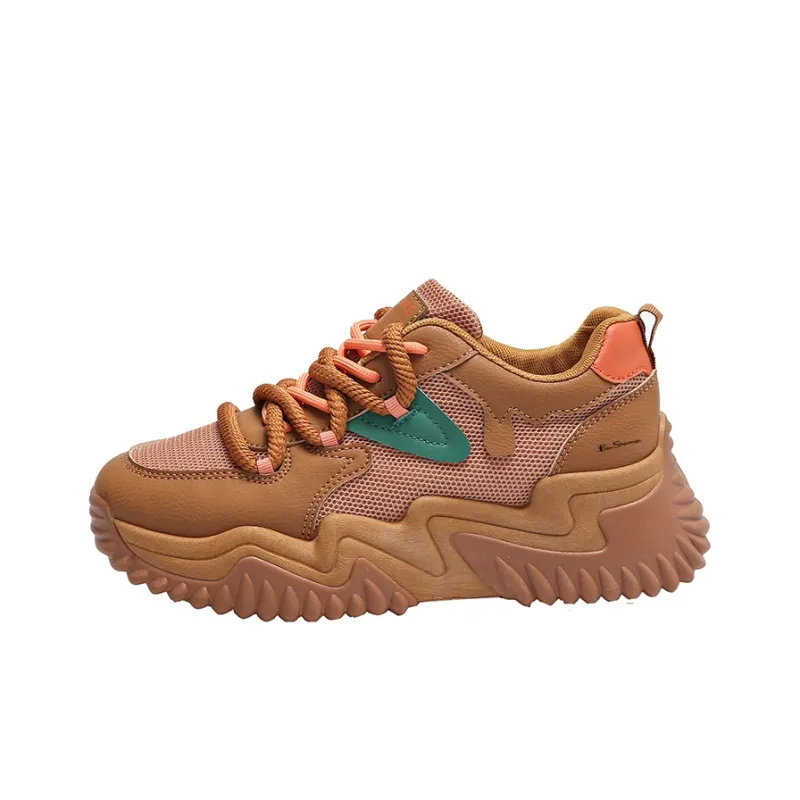 BEN SHERMAN Slip Resistant, Abrasion Resistant, Breathable Low Top Chunky Sneakers Unisex-4