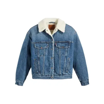 Levis Fleece collar Denim Jacket