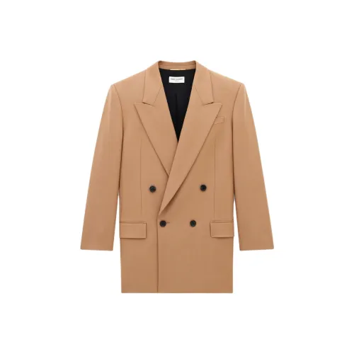 SAINT LAURENT Double Breasted Oversized Jacket