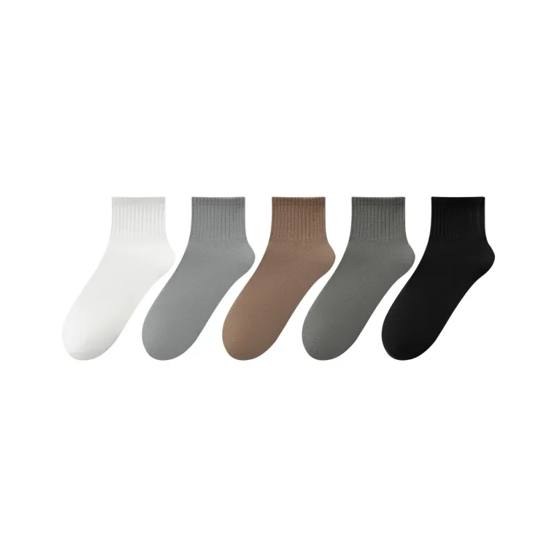 AOKANG Mid Calf Socks Men's 5 Pack-14
