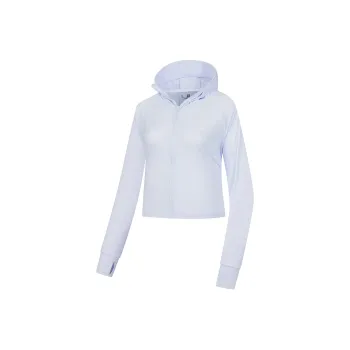 QIAODAN Sun Protection Clothing Women's Light Transparent Blue