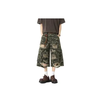 Teddy Zoo Denim Shorts Unisex Camouflage
