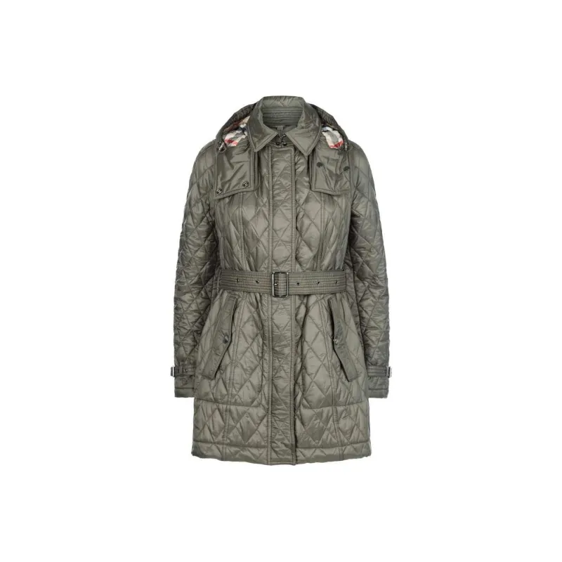 Burberry Trench Coat Women's Green-0