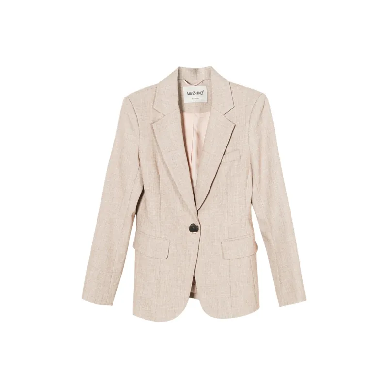 MISSSHINE Business Suit Women's Apricot-0