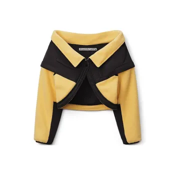 Alexander Wang Cropped Coats Women's Yellow