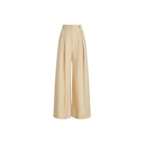 SCANLAN THEODORE Pleat Drape Leg Trouser Casual Pants Women's Sand/Sand