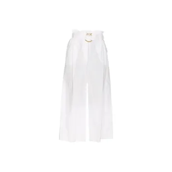 PINKO Belted Wide Leg Trousers