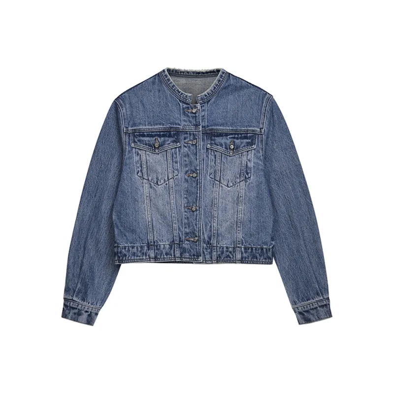 PP Denim Jackets Women's Blue-0