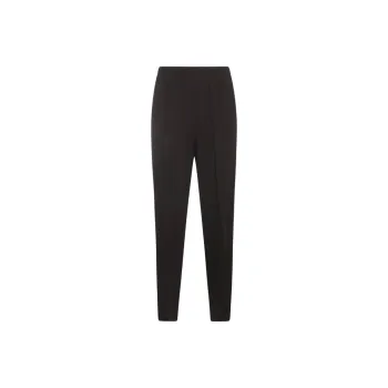 Fabiana Filippi Elasticated Waistband Straight Crepe Trousers