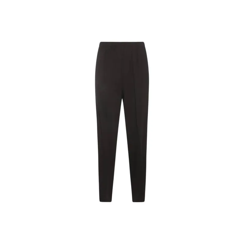 Fabiana Filippi Elasticated Waistband Straight Crepe Trousers-0