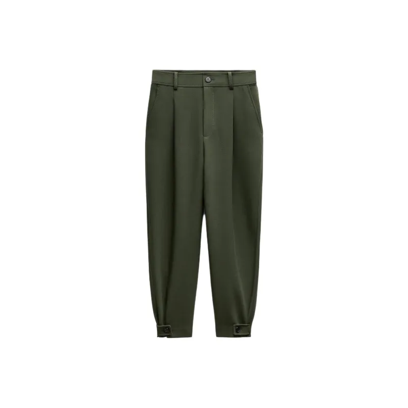 ZARA Casual Pants Women's Khaki-0