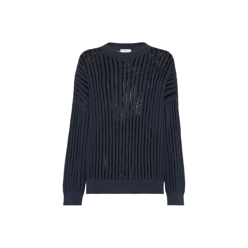 Brunello Cucinelli Open knit Jumper-0