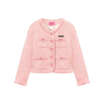 CHUU Cropped Coats Women's Pink