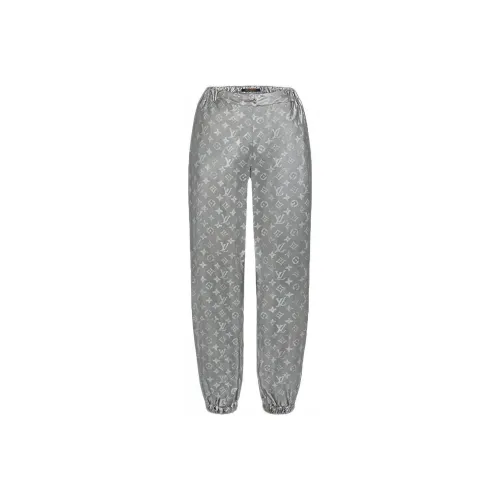 LOUIS VUITTON Knitted Sports handk Women's Silver