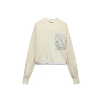 ZARA x And Wander SS25 Sweatshirt Women's White