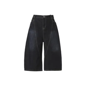 Teddy Zoo Denim Shorts Unisex Blue
