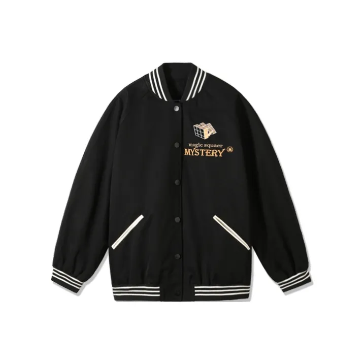 MITUAN Baseball Jacket Women's Black-0