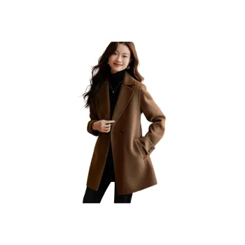 Mo Han Yi Mei Coats Women's Yee Coffee
