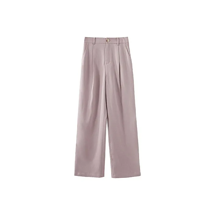 【dme】 Casual Pants Women's Pink Purple-0