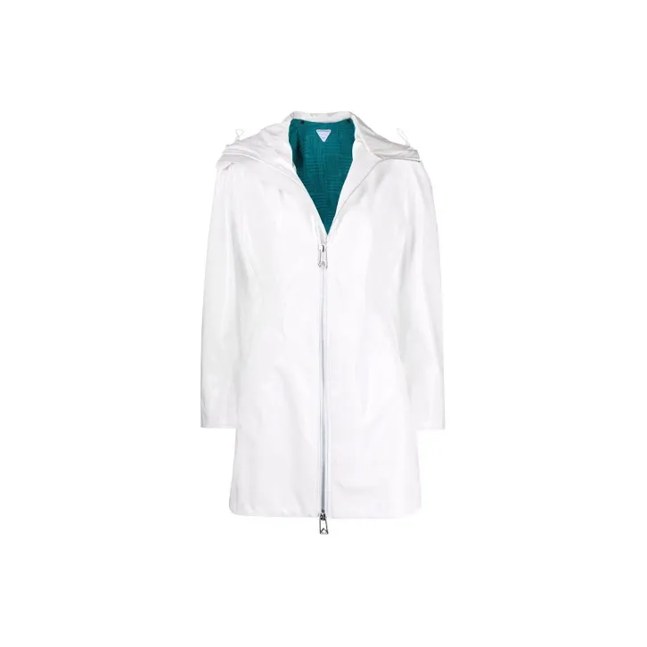 Bottega Veneta Parka Coats Women's White-0
