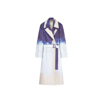 DRIES VAN NOTEN Printed Cotton Coat