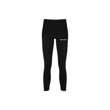 PALM ANGELS Women'ss Track Training Leggings Black/White