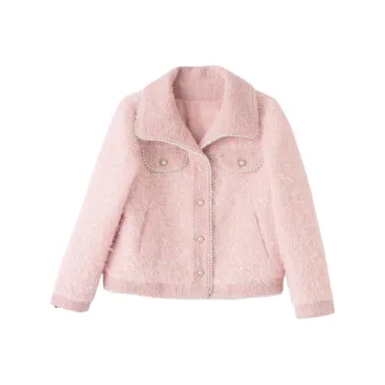 Yi Mengyuan Cropped Coats Women's