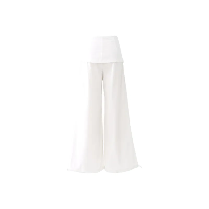 Rose Casual Pants Women's White-0