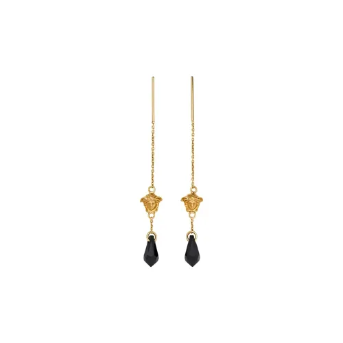 FANSIZHE Metal, Crystal Earrings Women's Gold