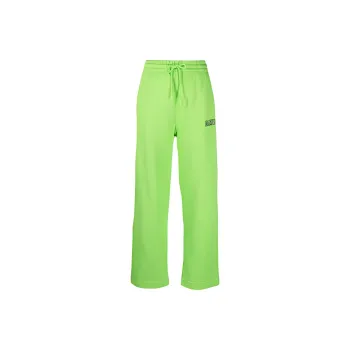 GANNI Knitted Sweatpants Women's Green
