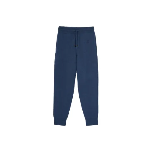 Burberry Knitted Sweatpants Women's Ink Blue