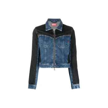 DIESEL Denim Jackets Women's Blue